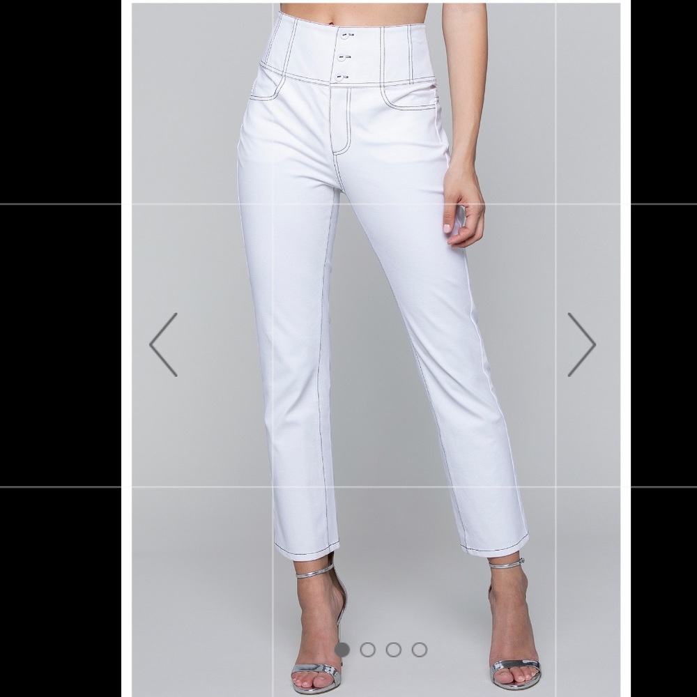 BRAND NEW HIGH WAIST CROP PANTS SIZE 0